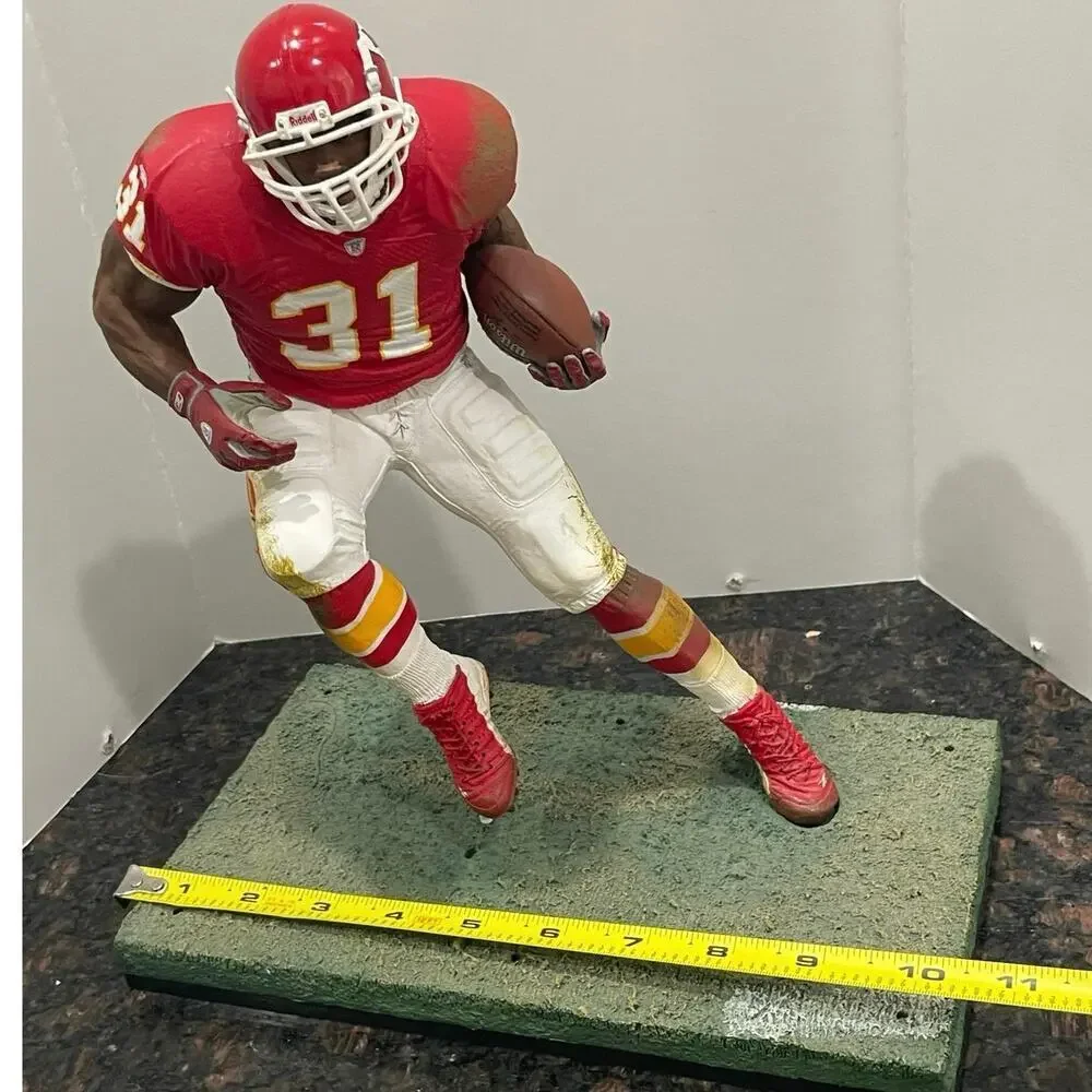 NFL KANSAS CITY CHIEFS #31 PRIEST HOLMES 11’FIGURE RED JERSEY 2004 COLLECTIBLE - Picture 15 of 16
